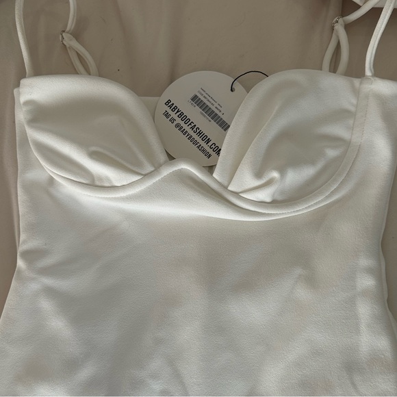 Brand new with tags - Babyboo Fashion Larissa Bodysuit in white - Picture 5 of 6